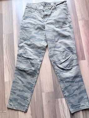 Lucky Brand Women's Camo Pants - Olive Green